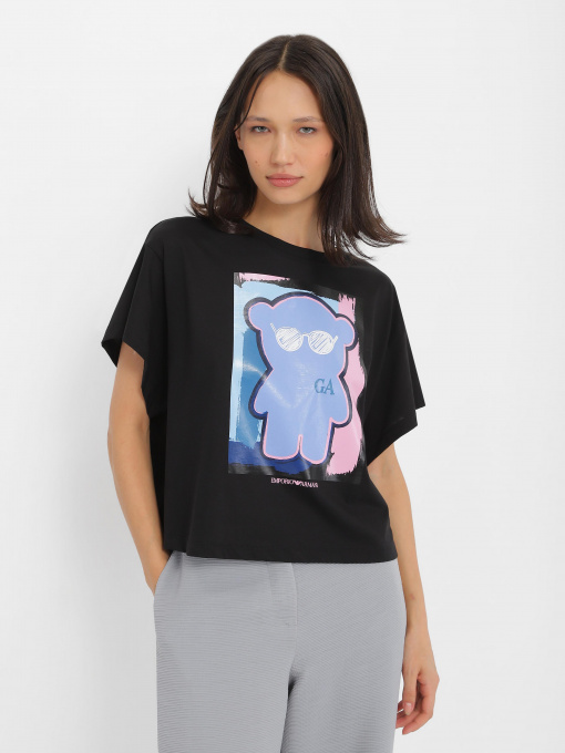 Футболка Emporio Armani MANGA BEAR модель 3R2T8F-2JQ4Z-0999 Фото