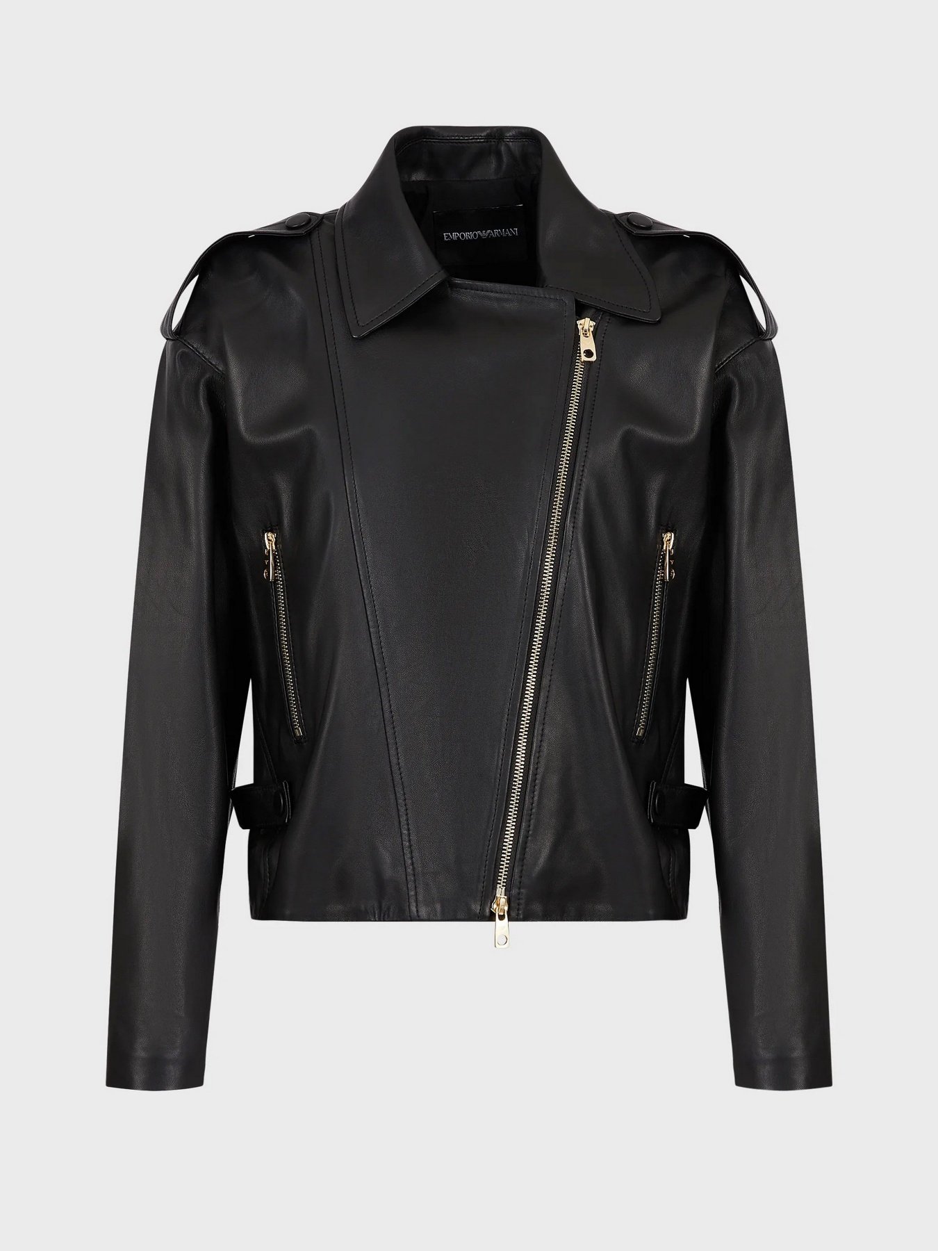 Куртка кожаная Emporio Armani модель D4NB64-D2P71-999 Фото