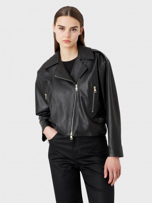 Шкіряна куртка Emporio Armani Модель D4NB64-D2P71-999 Фото