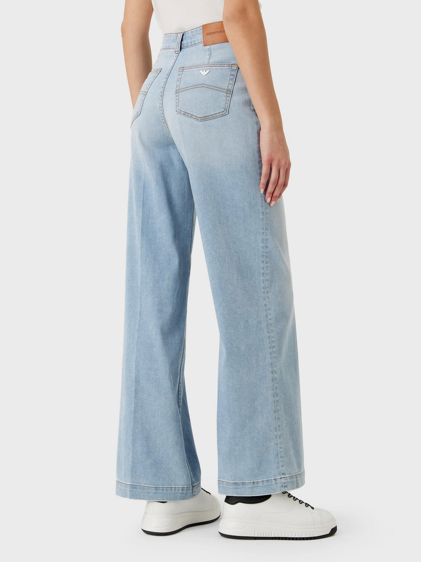 Широкие джинсы Emporio Armani модель 3R2J14-2DY4Z-0941 Фото