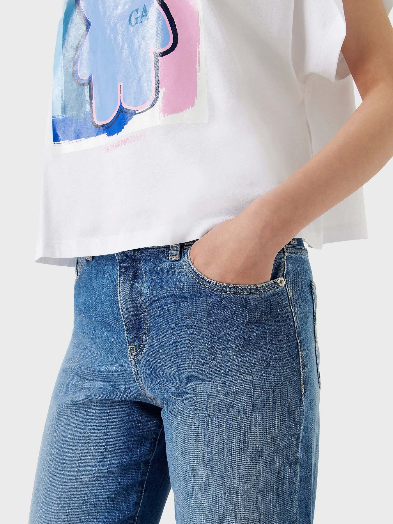 Прямые джинсы Emporio Armani J90 модель 3R2J90-2DW7Z-0941 Фото