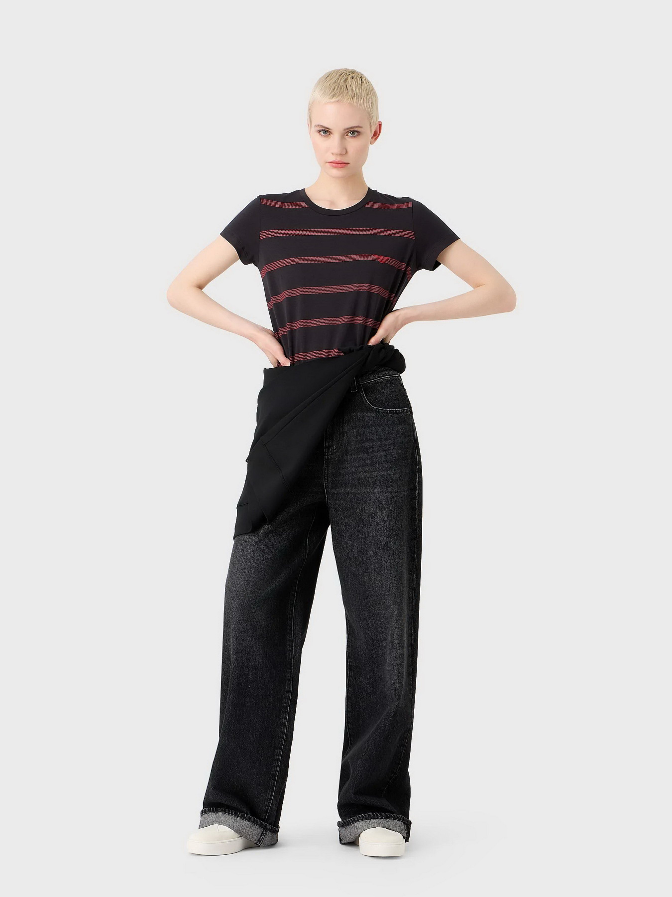 Широкие джинсы Emporio Armani J8B модель 6R2J8B-2DAIZ-0005 Фото