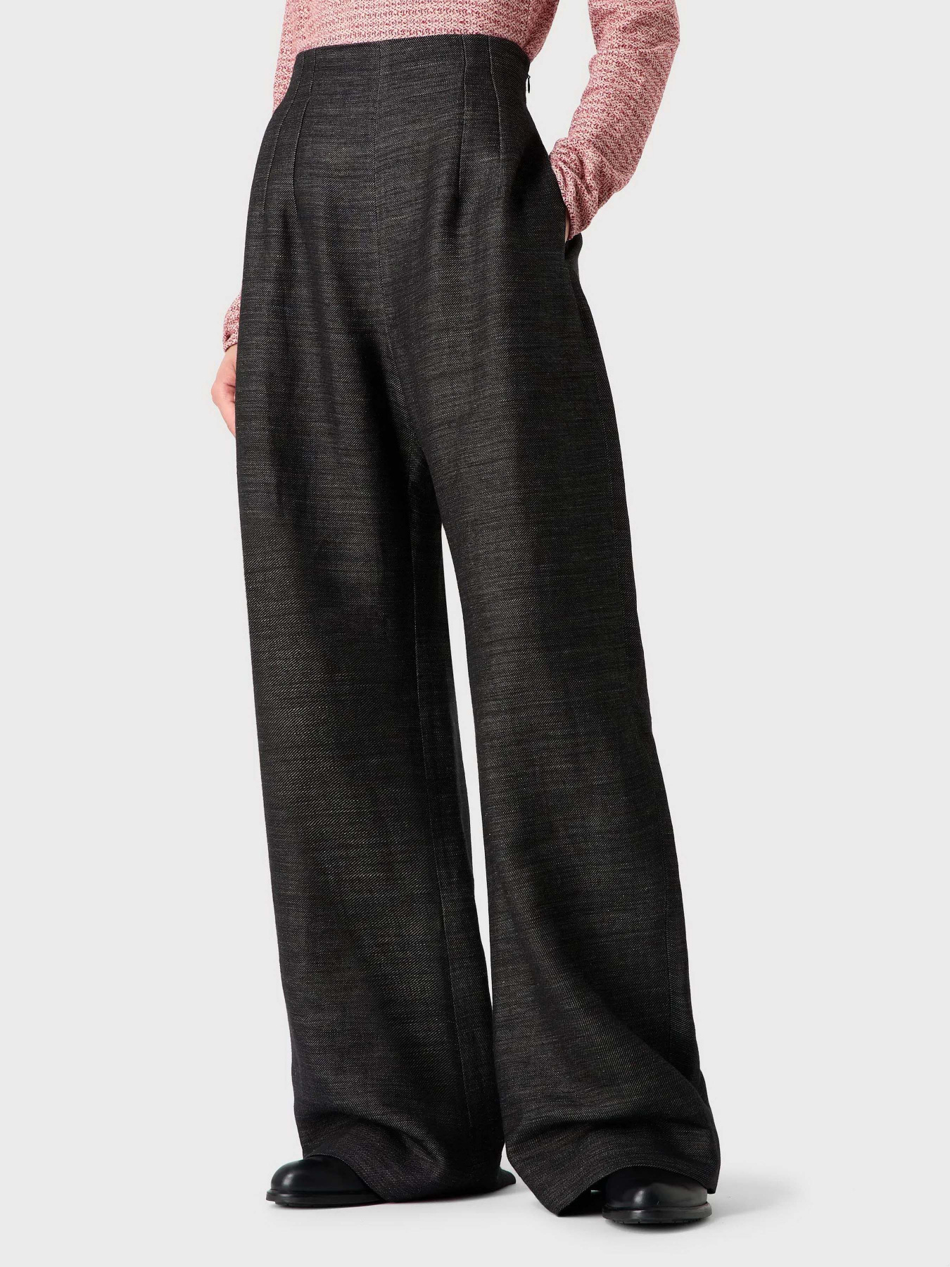 Брюки палаццо Emporio Armani Icon Project модель H4NP13-E2106-099 Фото