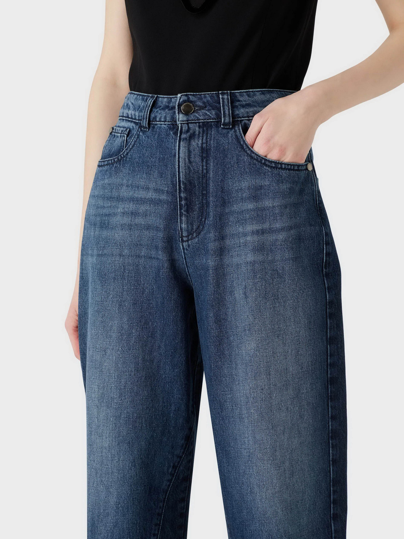 Широкие джинсы Emporio Armani J31 модель 6R2J31-2DACZ-0941 Фото