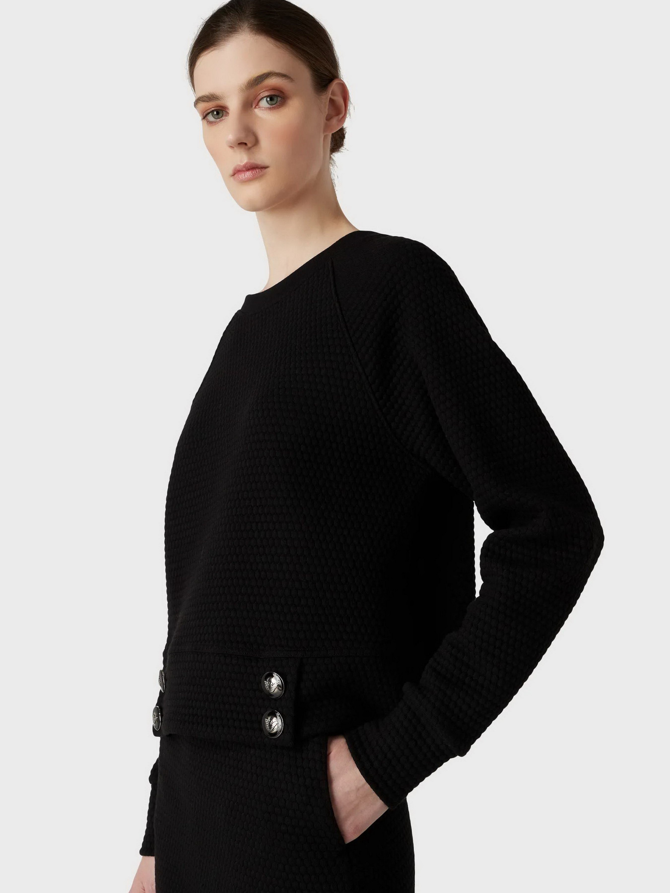 Світшот Emporio Armani модель 6R2M8F-2JXIZ-0999 Світшот Emporio Armani модель 6R2M8F-2JXIZ-0999 Фото