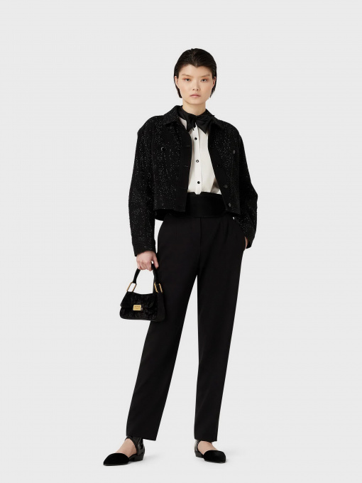 Класичні штани Emporio Armani модель H4NP27-E2002-999 Фото