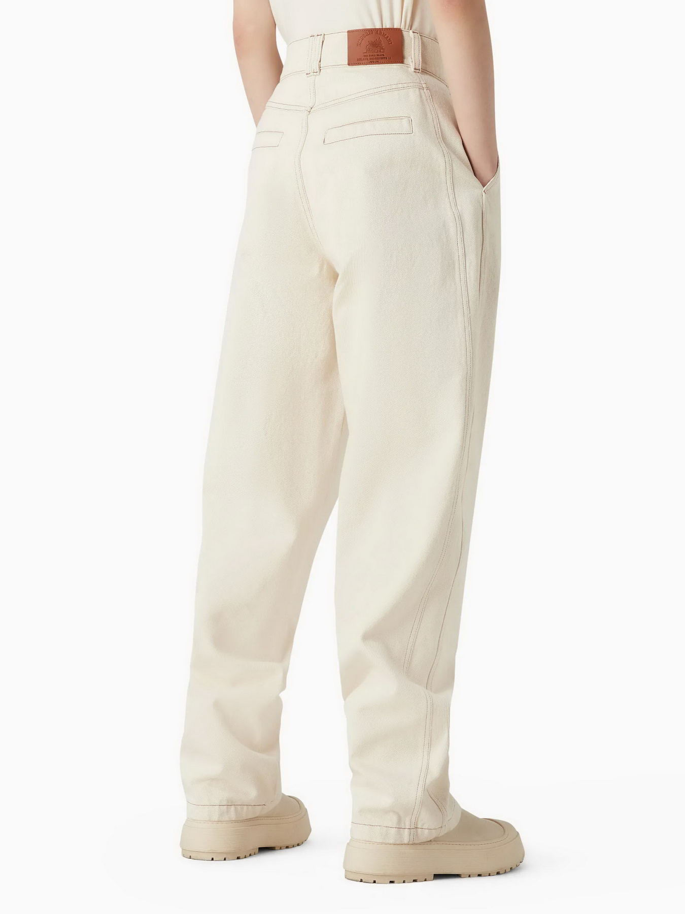 Широкие джинсы Emporio Armani CHALET модель 6R2P93-2NV5Z-0138 Фото