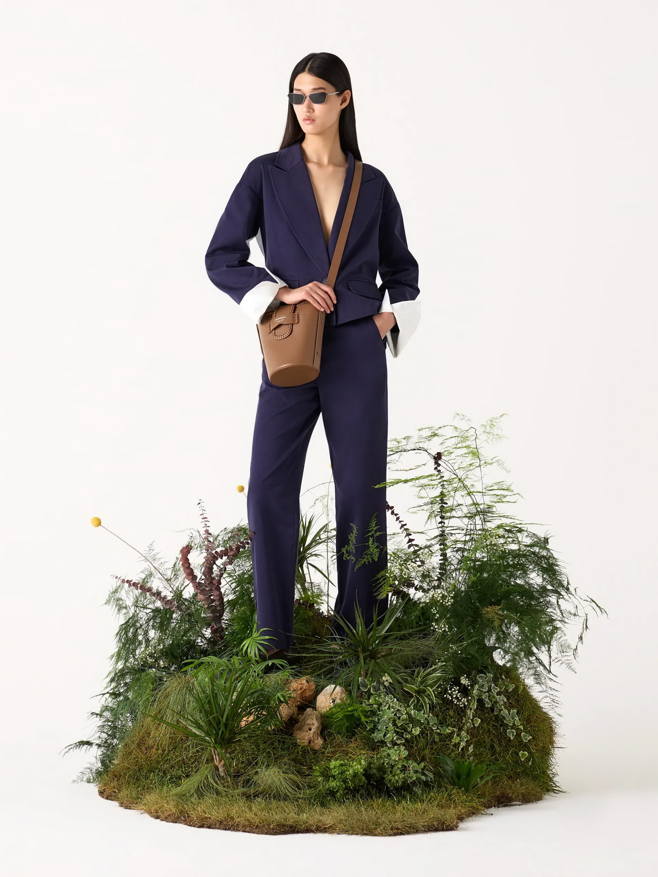 Брюки палаццо Emporio Armani модель 3D2P72-2NT0Z-0905 Фото