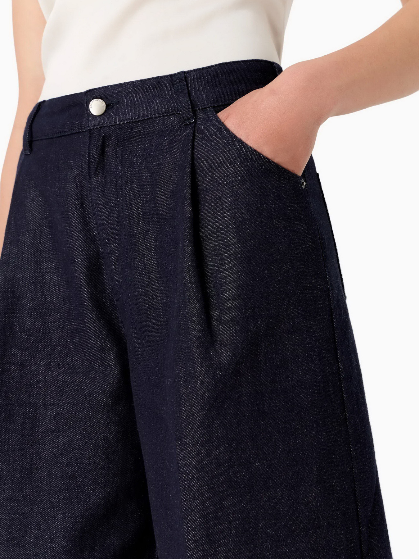 Широкие джинсы Emporio Armani Icon Project модель 8N2J6C-2NY2Z-0941 Фото