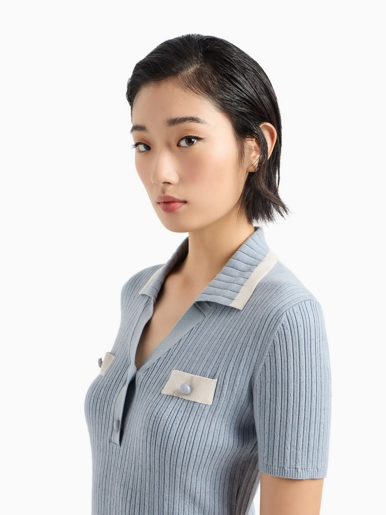 Поло Emporio Armani Icon Project модель 8N2MYS-2MA3Z-0711 Фото