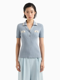 Поло Emporio Armani Icon Project модель 8N2MYS-2MA3Z-0711 Фото