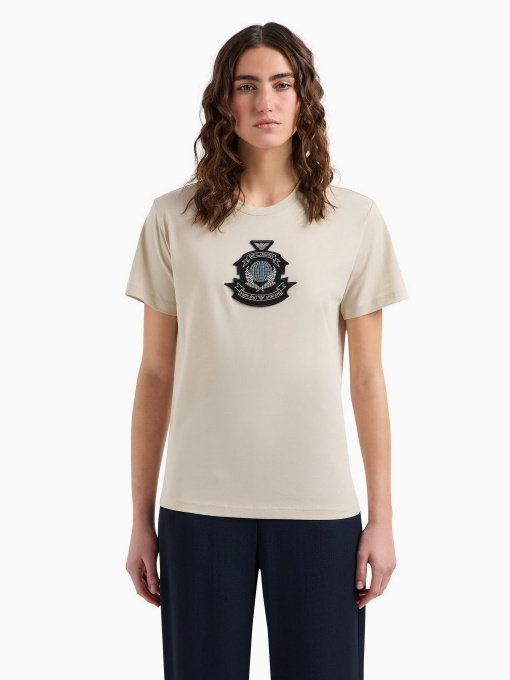 Футболка Emporio Armani Icon Project модель 8N2T7L-2JFNZ-0104 Фото