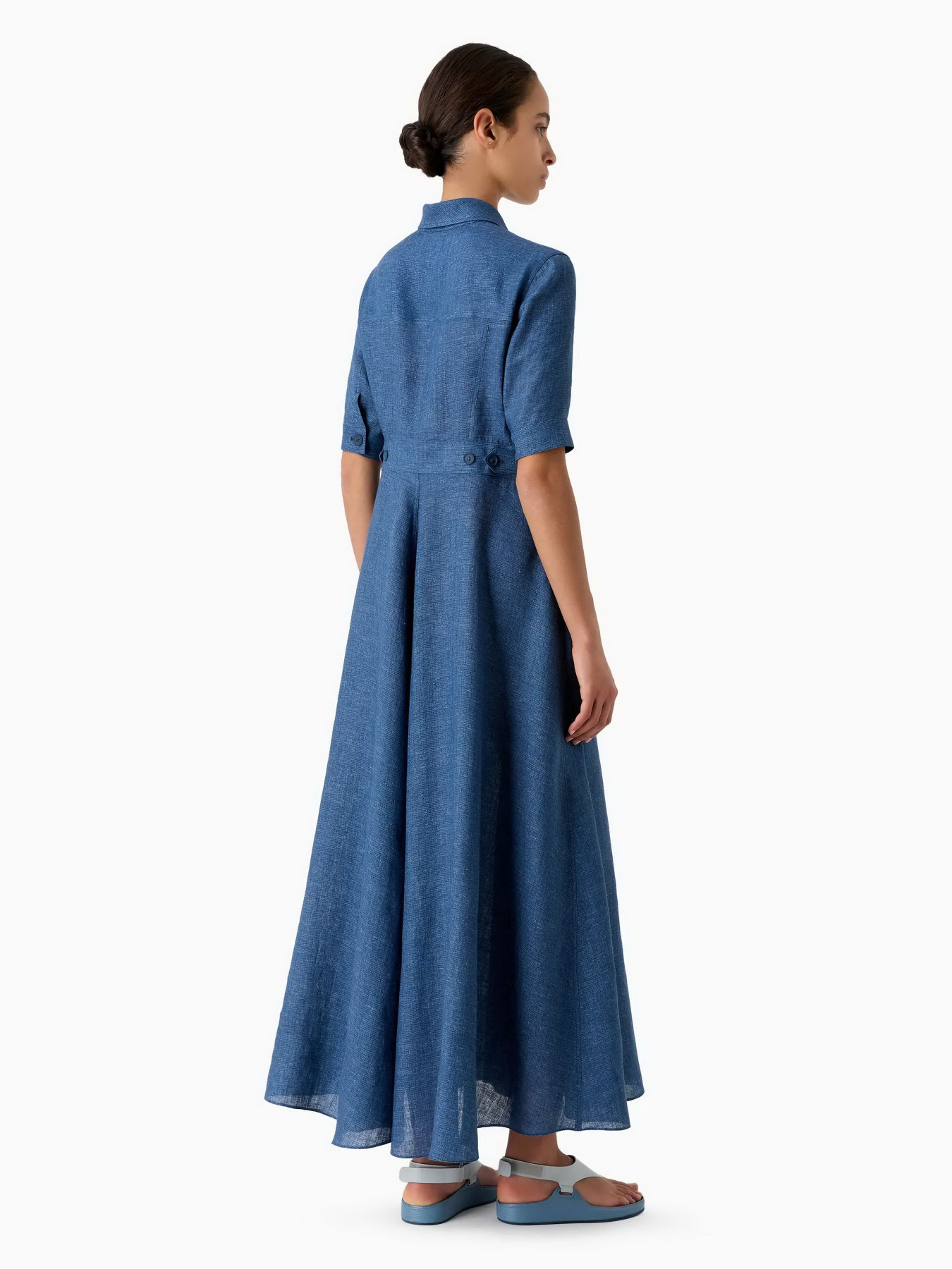 Платье макси Emporio Armani Icon Project модель E3NA08-F2017-900 Фото