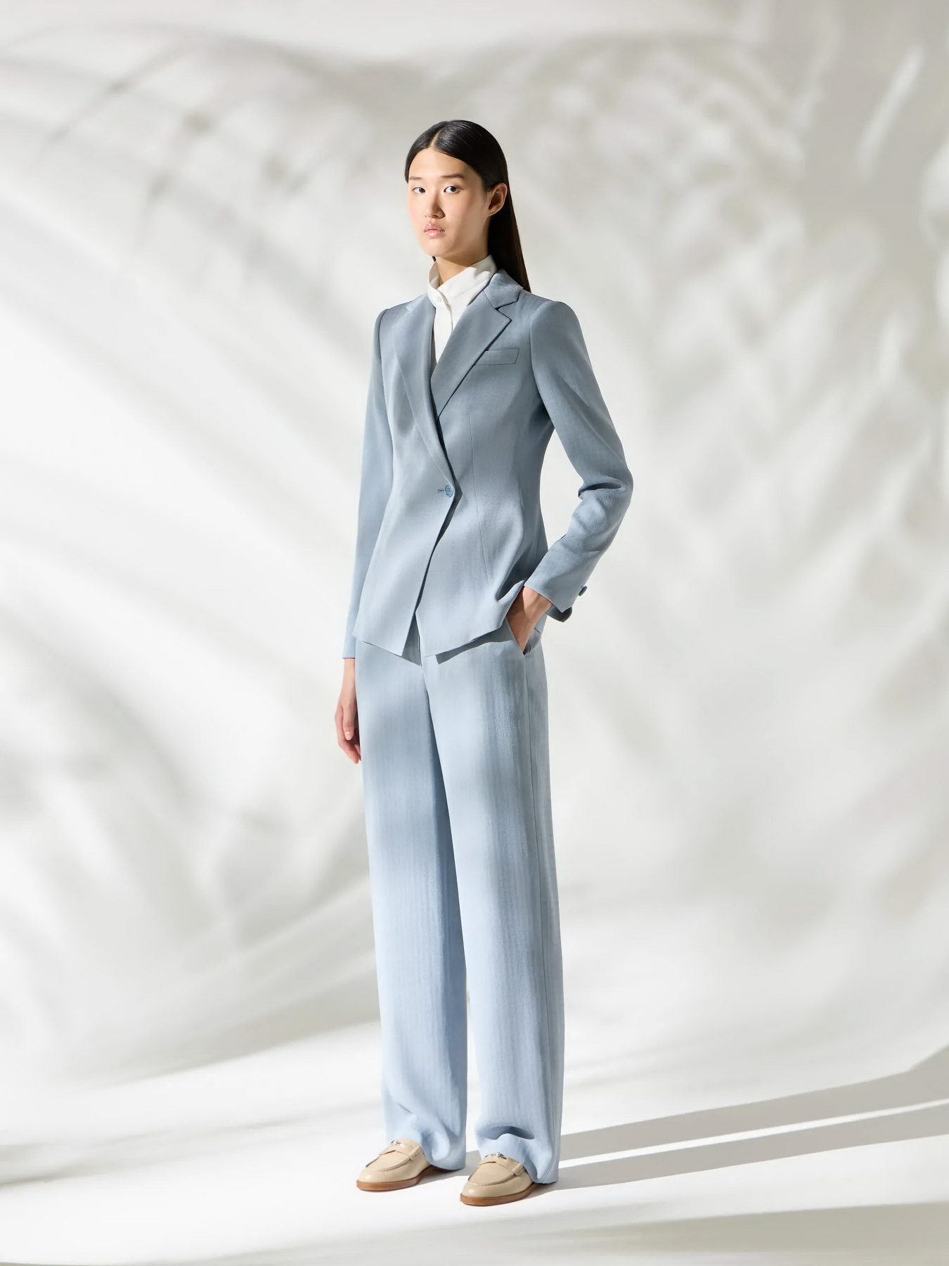 Штани палаццо Emporio Armani Icon Project модель E3NP24-F2111-017 Фото