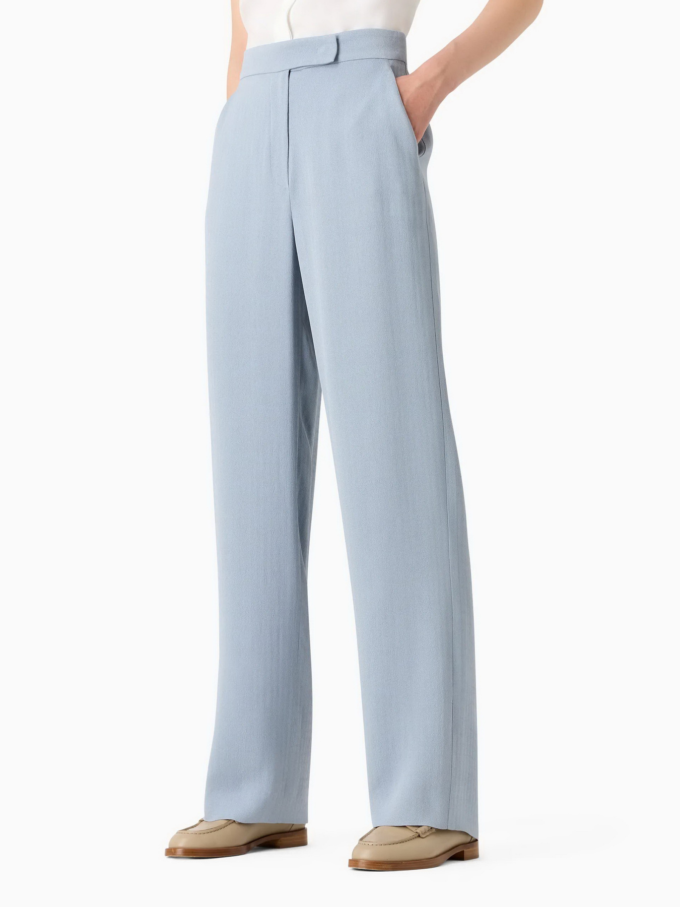 Штани палаццо Emporio Armani Icon Project модель E3NP24-F2111-017 Фото