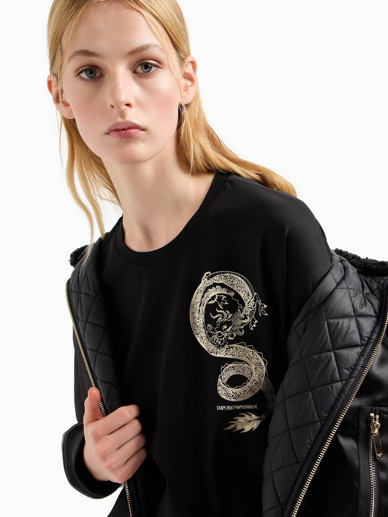 Футболка Emporio Armani Chinese New Year модель EW000004-AF10003-UC001 Фото