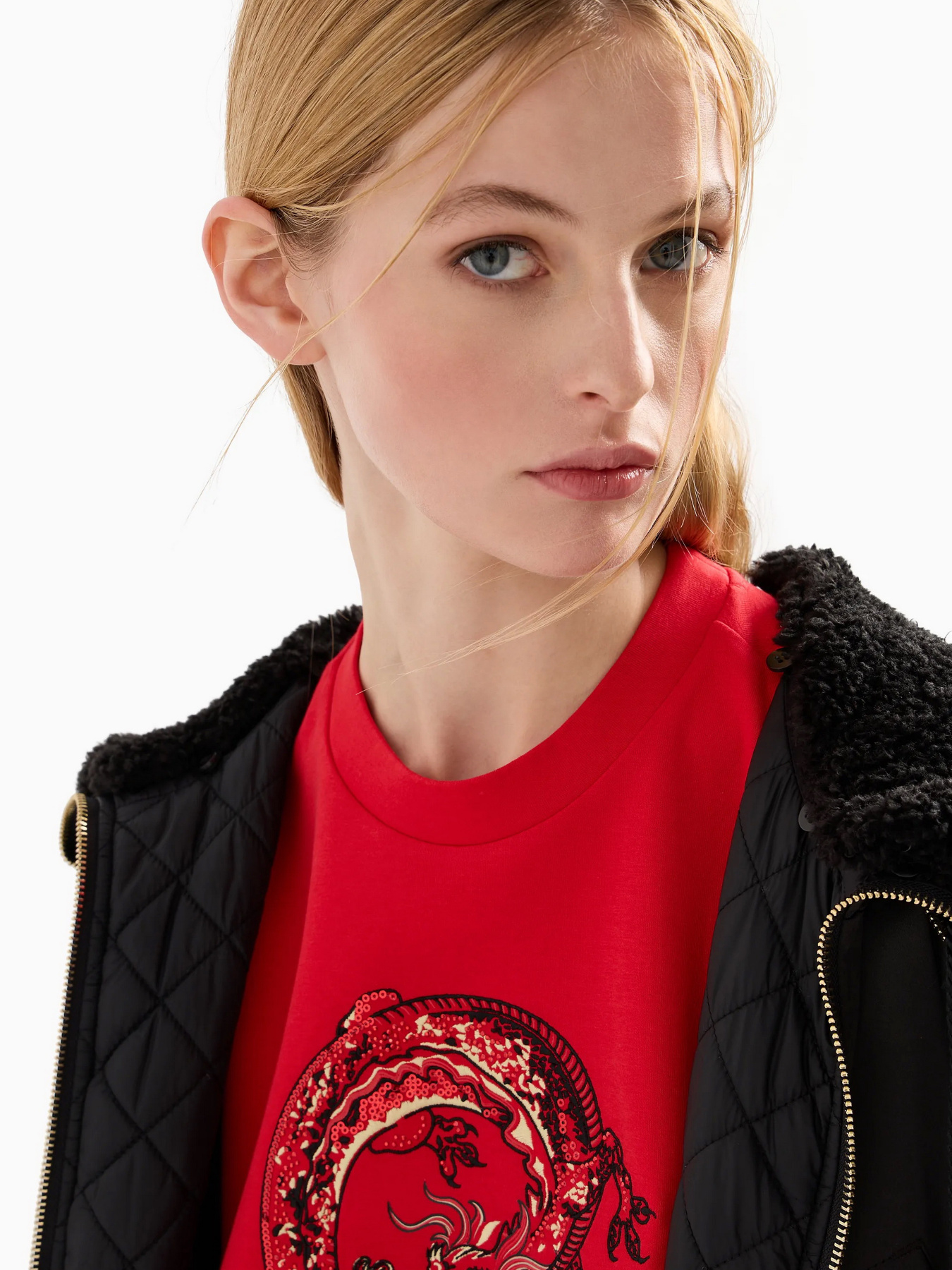 Свитшот Emporio Armani Chinese New Year модель EW000006-AF10002-U5061 Фото