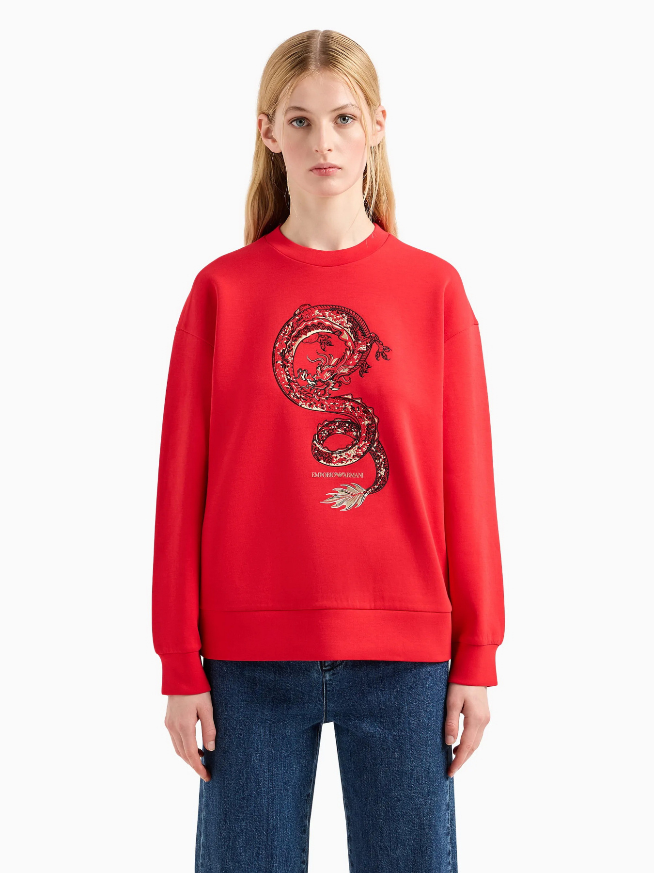 Світшот Emporio Armani Chinese New Year модель EW000006-AF10002-U5061 Світшот Emporio Armani Chinese New Year модель EW000006-AF10002-U5061 Фото