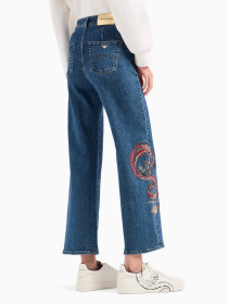 Широкі джинси Emporio Armani Chinese New Year модель EW000019-AF10008-MB001 Широкі джинси Emporio Armani Chinese New Year модель EW000019-AF10008-MB001 Фото