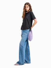 Широкие джинсы Emporio Armani модель 3D2J14-2DBLZ-0942 Фото