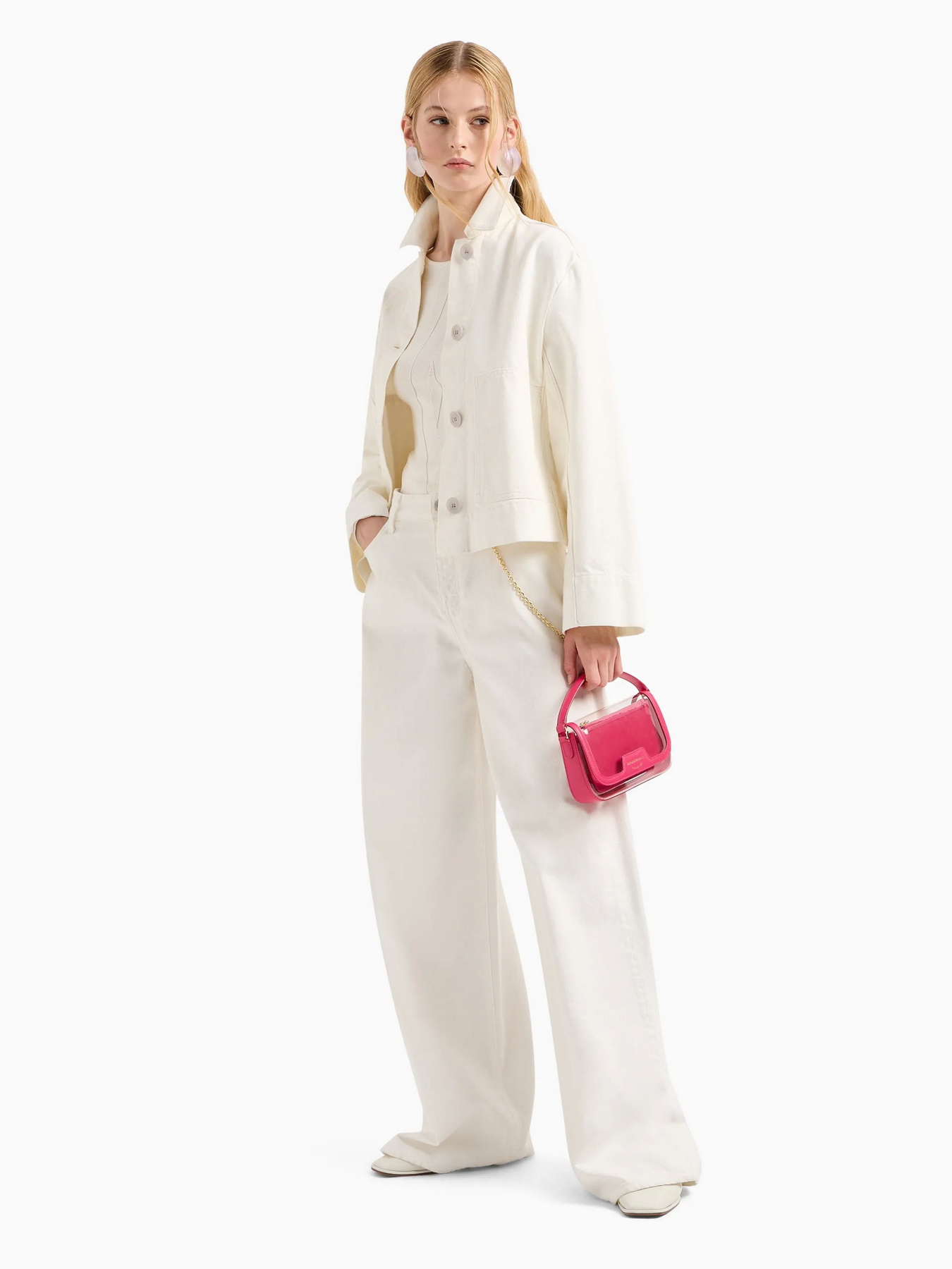 Широкие джинсы Emporio Armani модель 3D2J1C-2NY0Z-0101 Фото