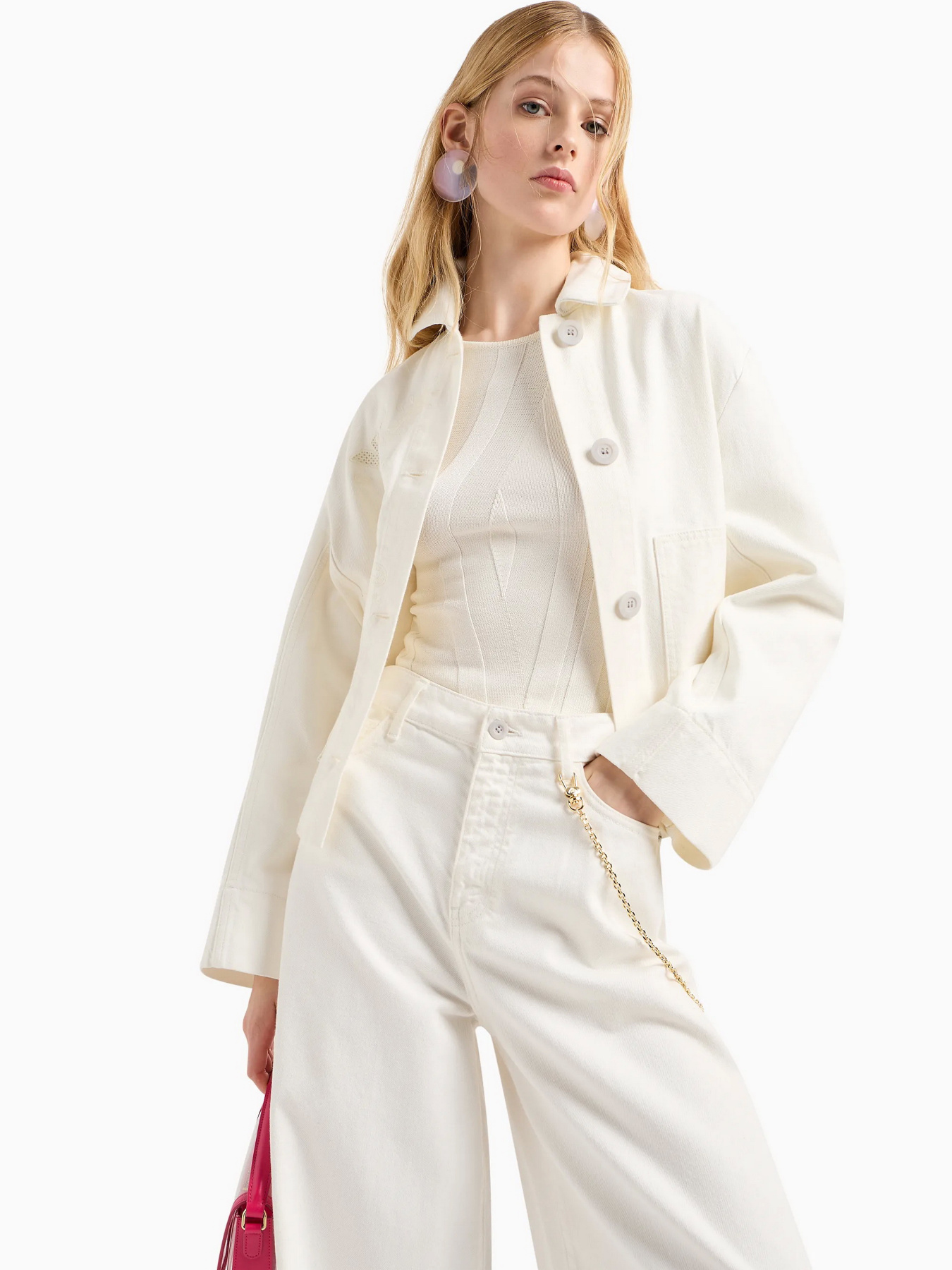 Широкі джинси Emporio Armani модель 3D2J1C-2NY0Z-0101 Фото