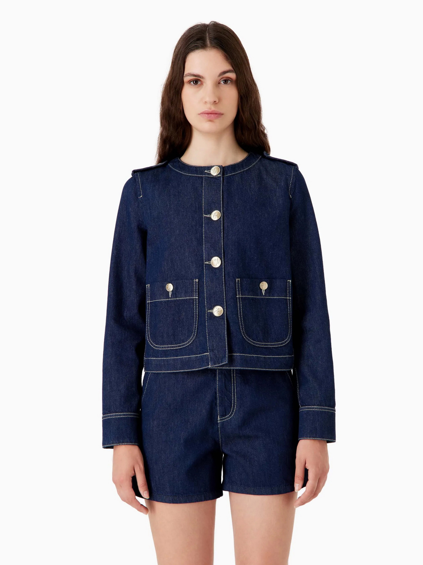 Джинсовые шорты Emporio Armani модель 3D2J6D-2DM1Z-0941 Фото