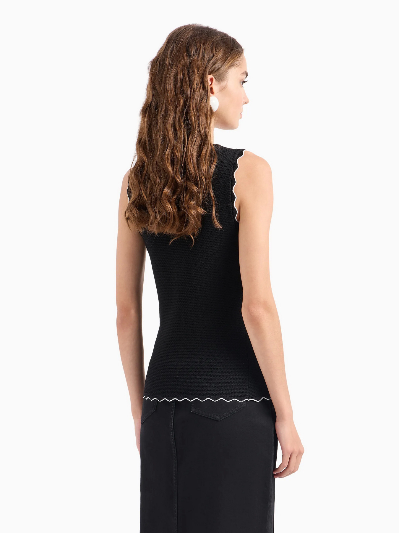 Майка Emporio Armani модель 3D2KT2-2M17Z-0999 Фото