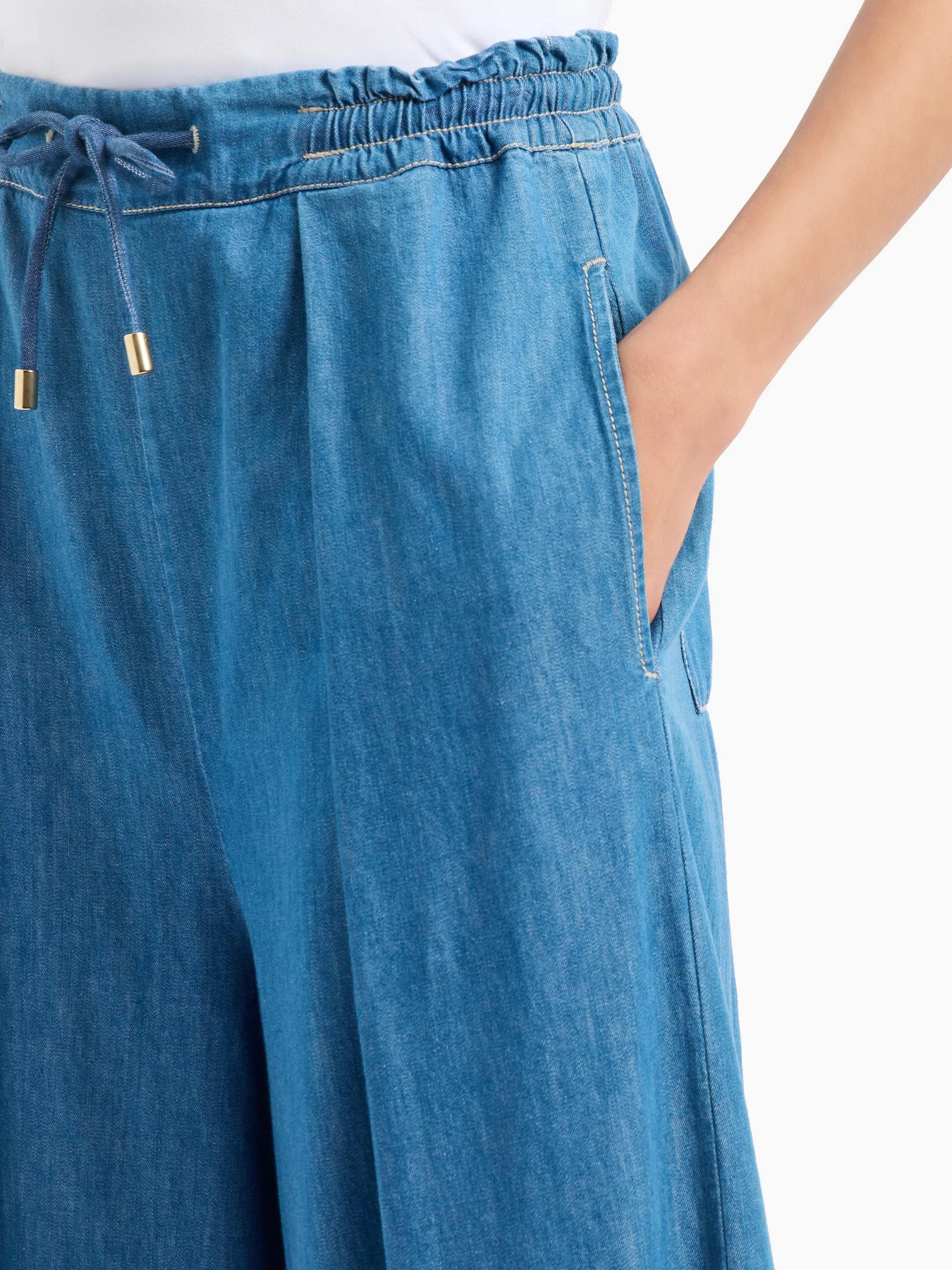 Широкие джинсы Emporio Armani модель 3D2P88-2DM2Z-0942 Фото