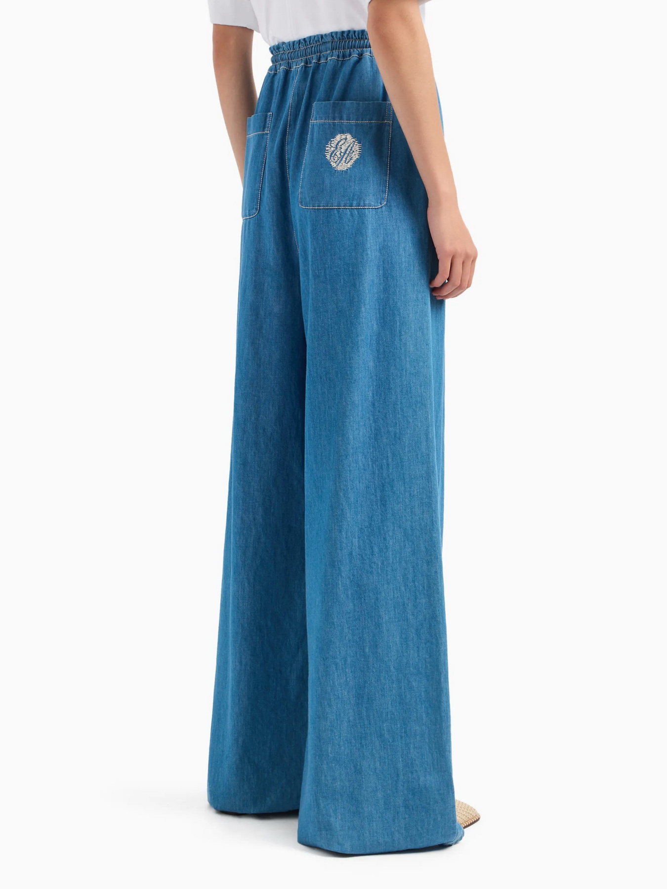 Широкі джинси Emporio Armani модель 3D2P88-2DM2Z-0942 Широкі джинси Emporio Armani модель 3D2P88-2DM2Z-0942 Фото