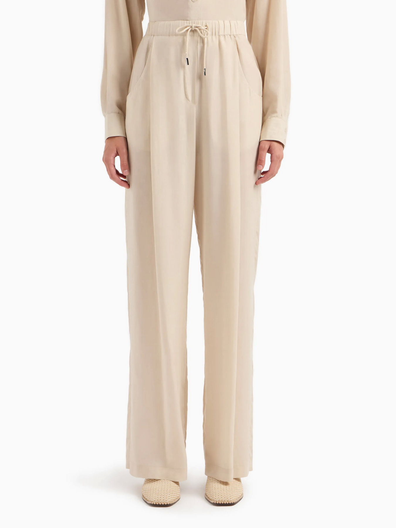 Брюки палаццо Emporio Armani модель 3D2P93-1NKGZ-0105 Фото