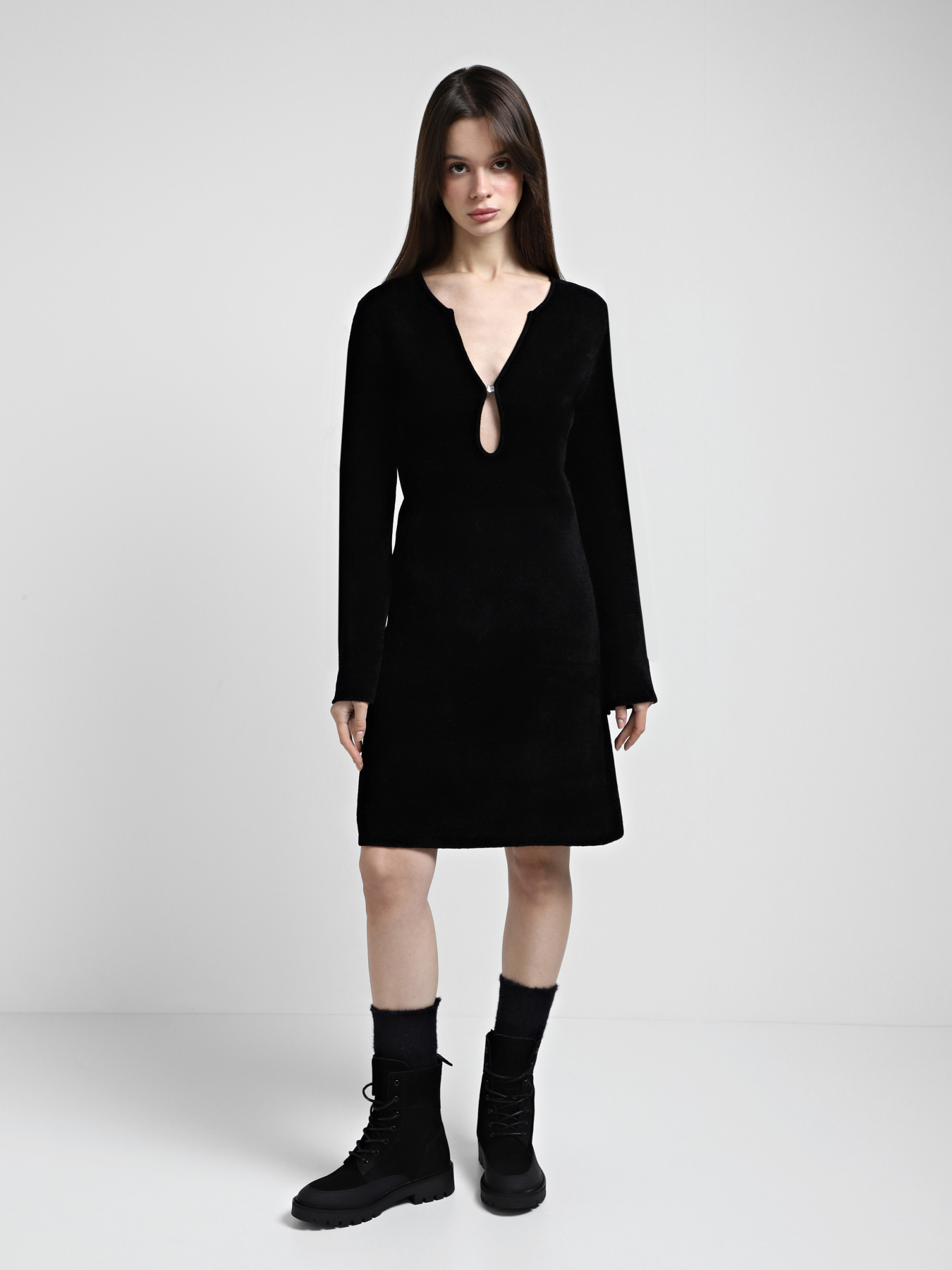 Платье мини Emporio Armani модель 6D2ATA-2M29Z-0999 Фото