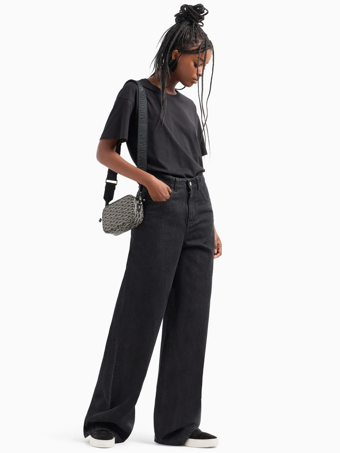 Широкие джинсы Emporio Armani модель 6D2J8B-2DUNZ-0005 Фото