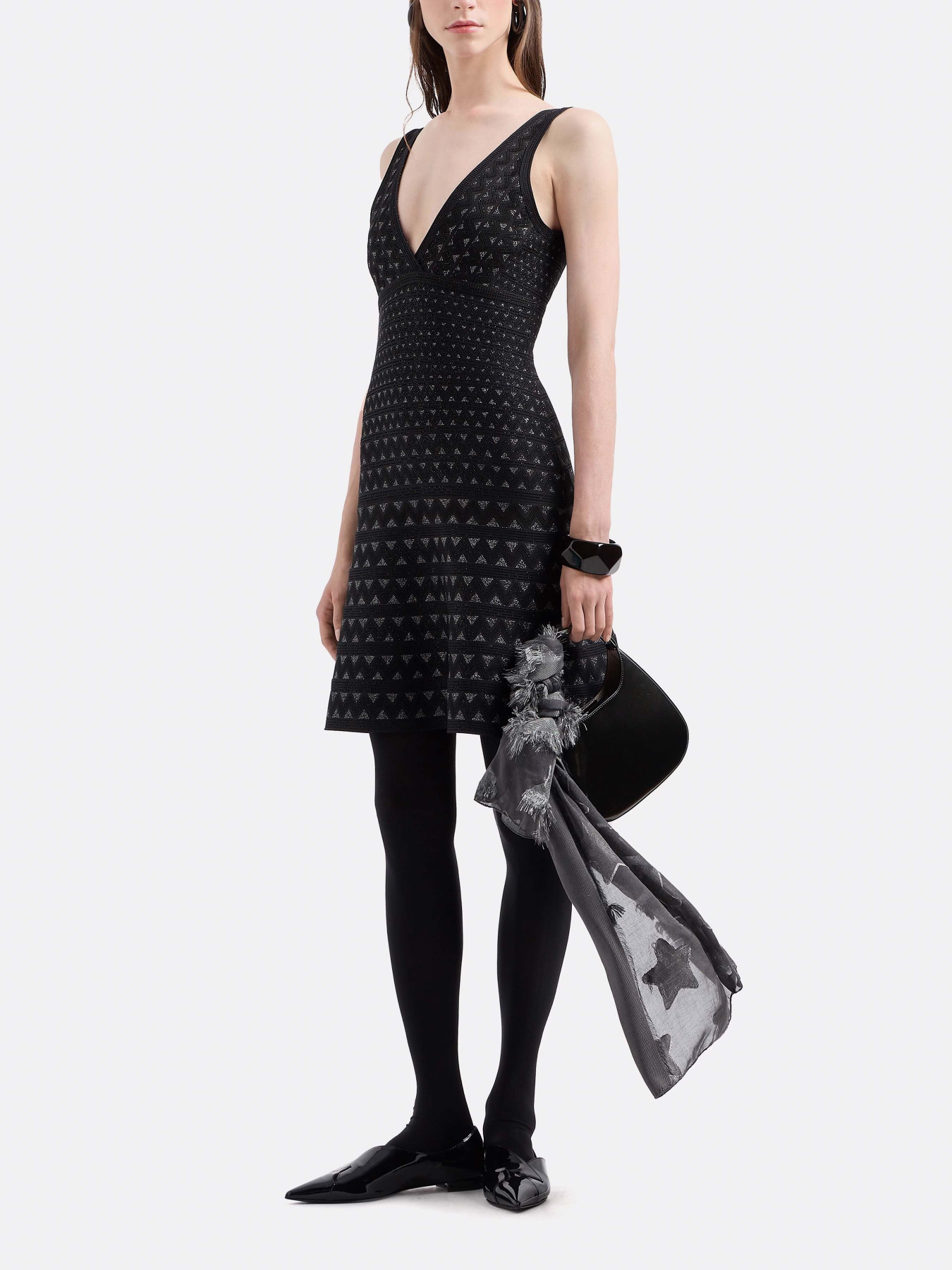 Платье мини Emporio Armani модель 6D2ATD-2M37Z-0999 Фото