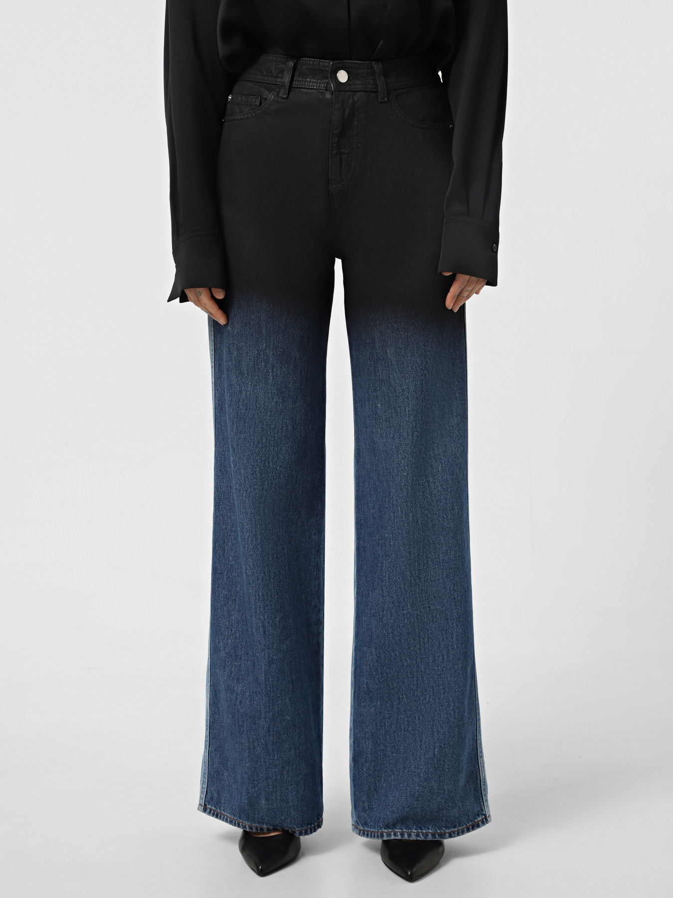 Широкие джинсы Emporio Armani Sustainable модель 6D2J5E-2DUYZ-0953 Широкие джинсы Emporio Armani Sustainable модель 6D2J5E-2DUYZ-0953 Фото