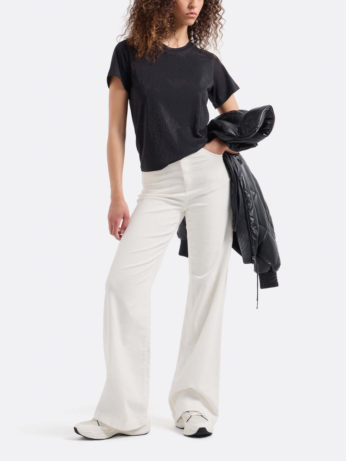 Куртка кожаная Emporio Armani модель 6D2B68-2NGLZ-0999 Фото