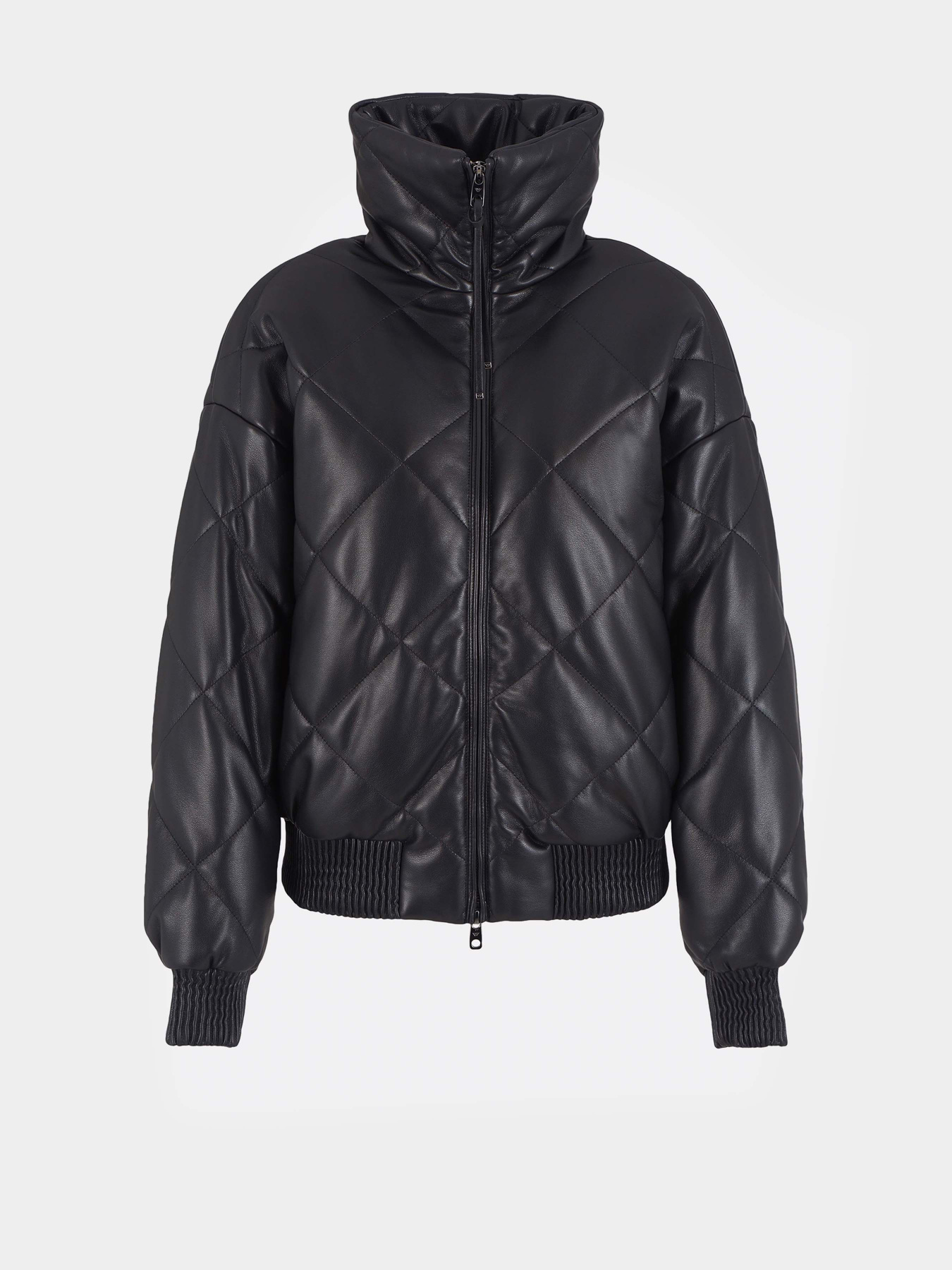 Куртка кожаная Emporio Armani модель 6D2B68-2NGLZ-0999 Фото