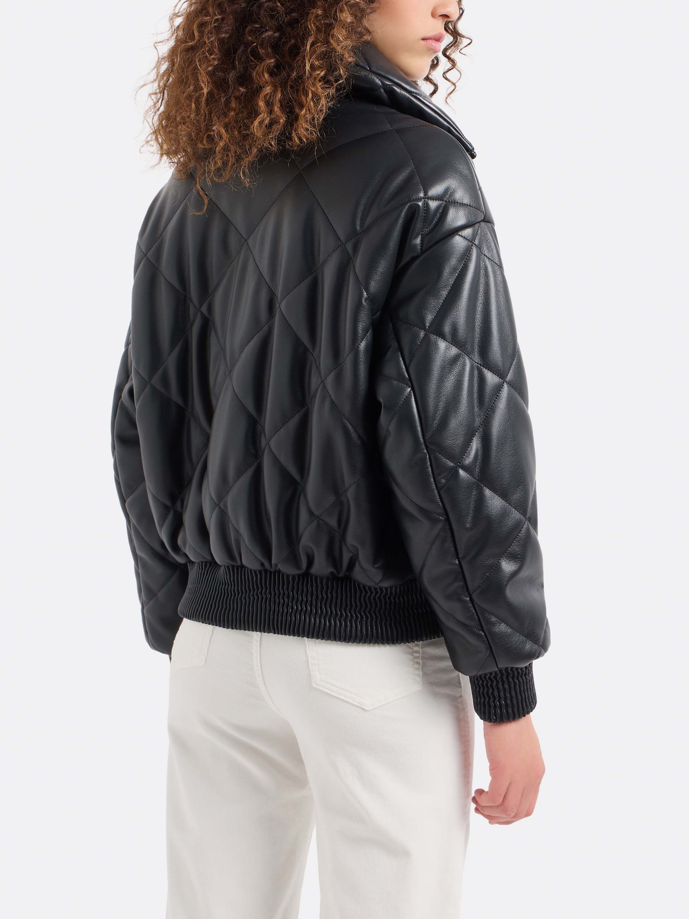 Шкіряна куртка Emporio Armani модель 6D2B68-2NGLZ-0999 Фото