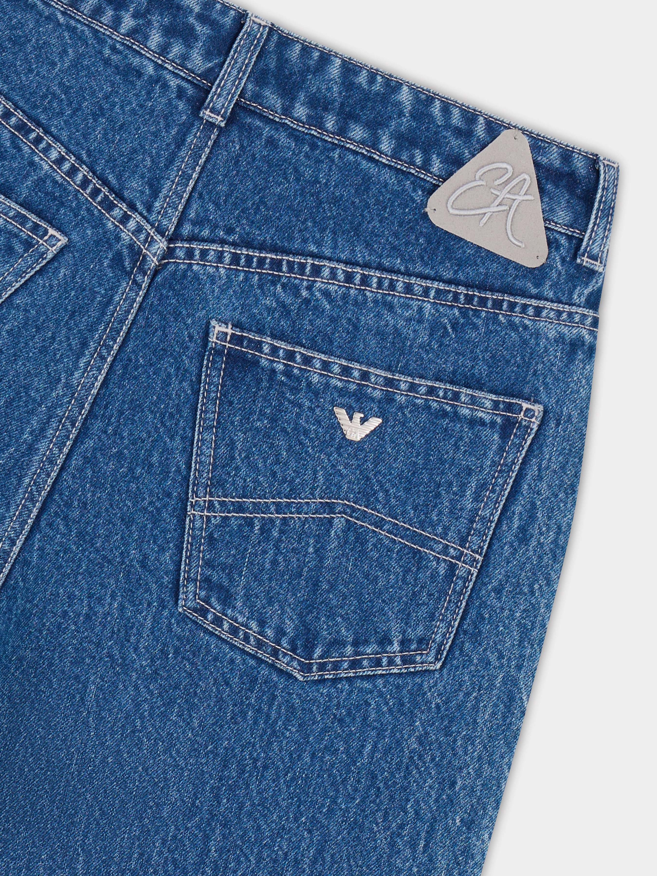 Широкие джинсы Emporio Armani модель 6D2J8B-2DUNZ-0942 Фото