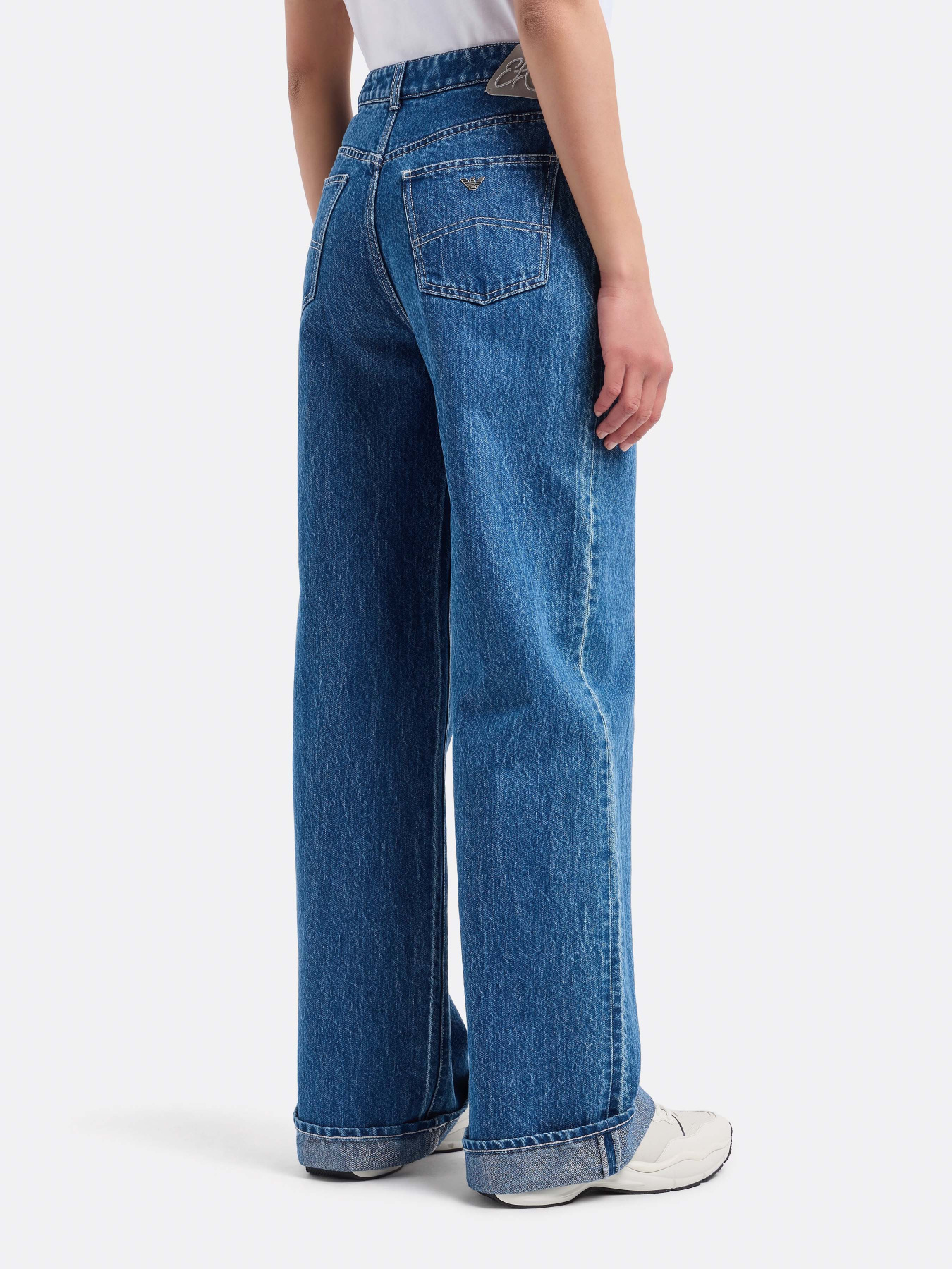 Широкие джинсы Emporio Armani модель 6D2J8B-2DUNZ-0942 Фото