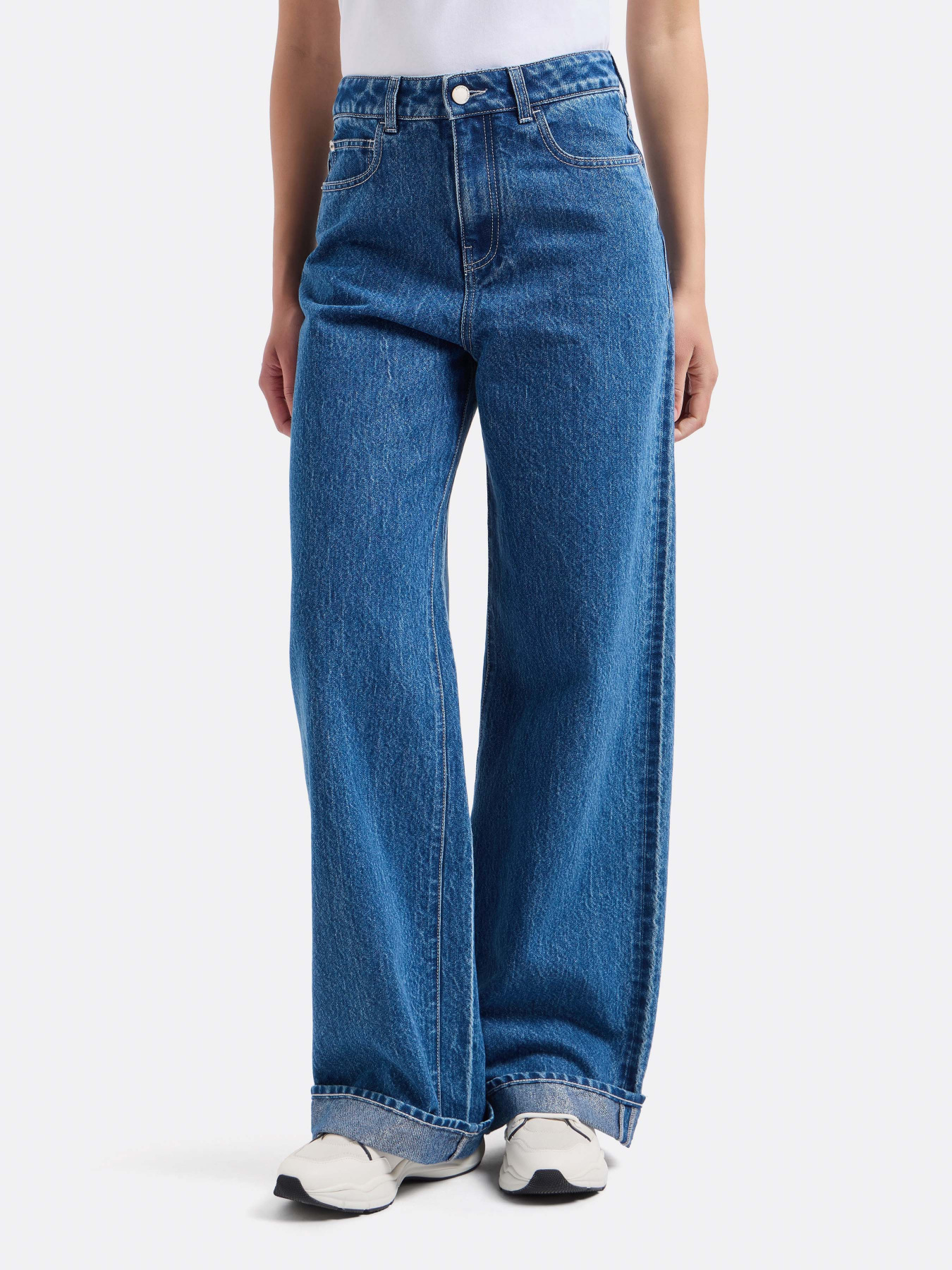 Широкие джинсы Emporio Armani модель 6D2J8B-2DUNZ-0942 Фото