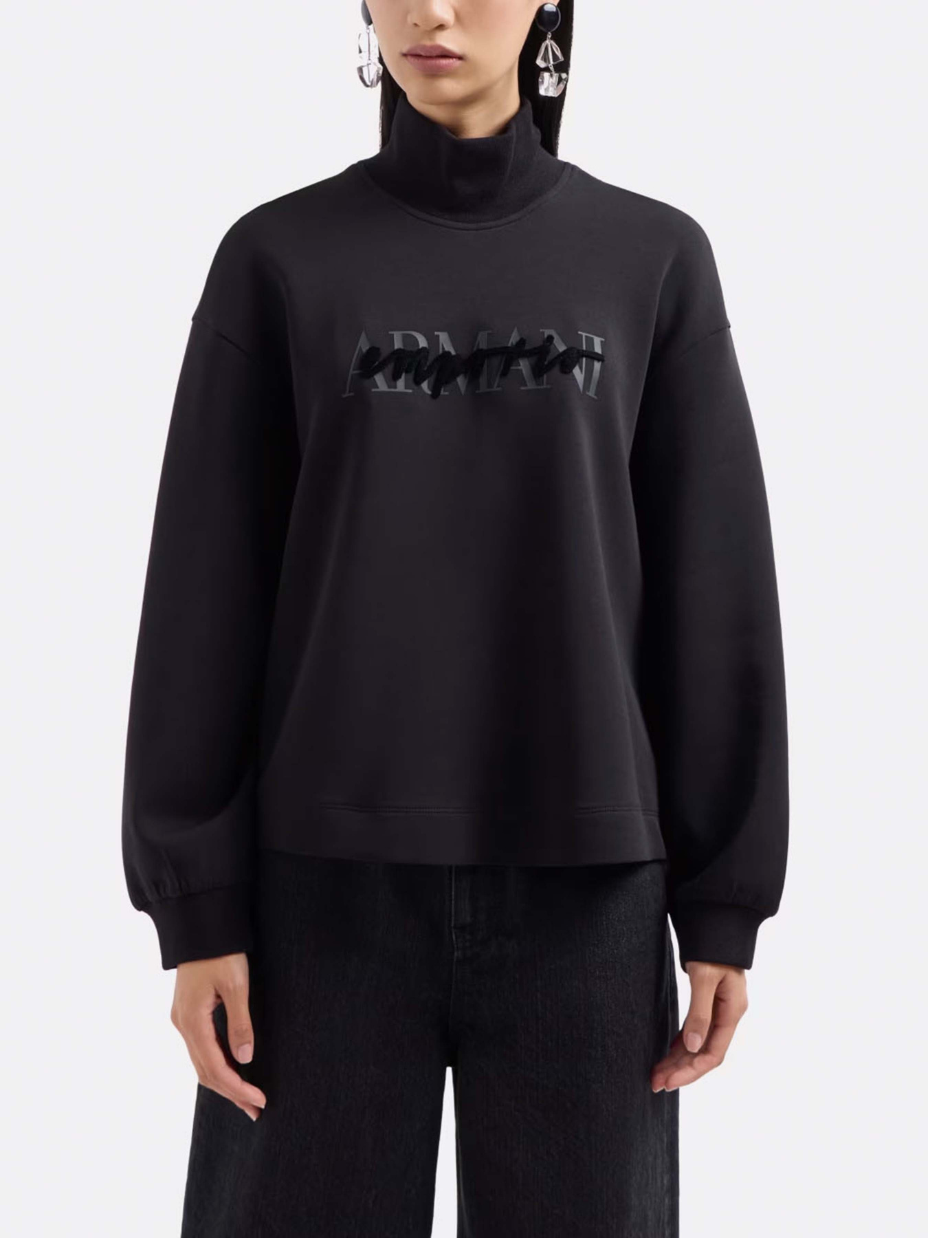 Свитшот Emporio Armani модель 6D2M6E-1JHSZ-0999 Фото