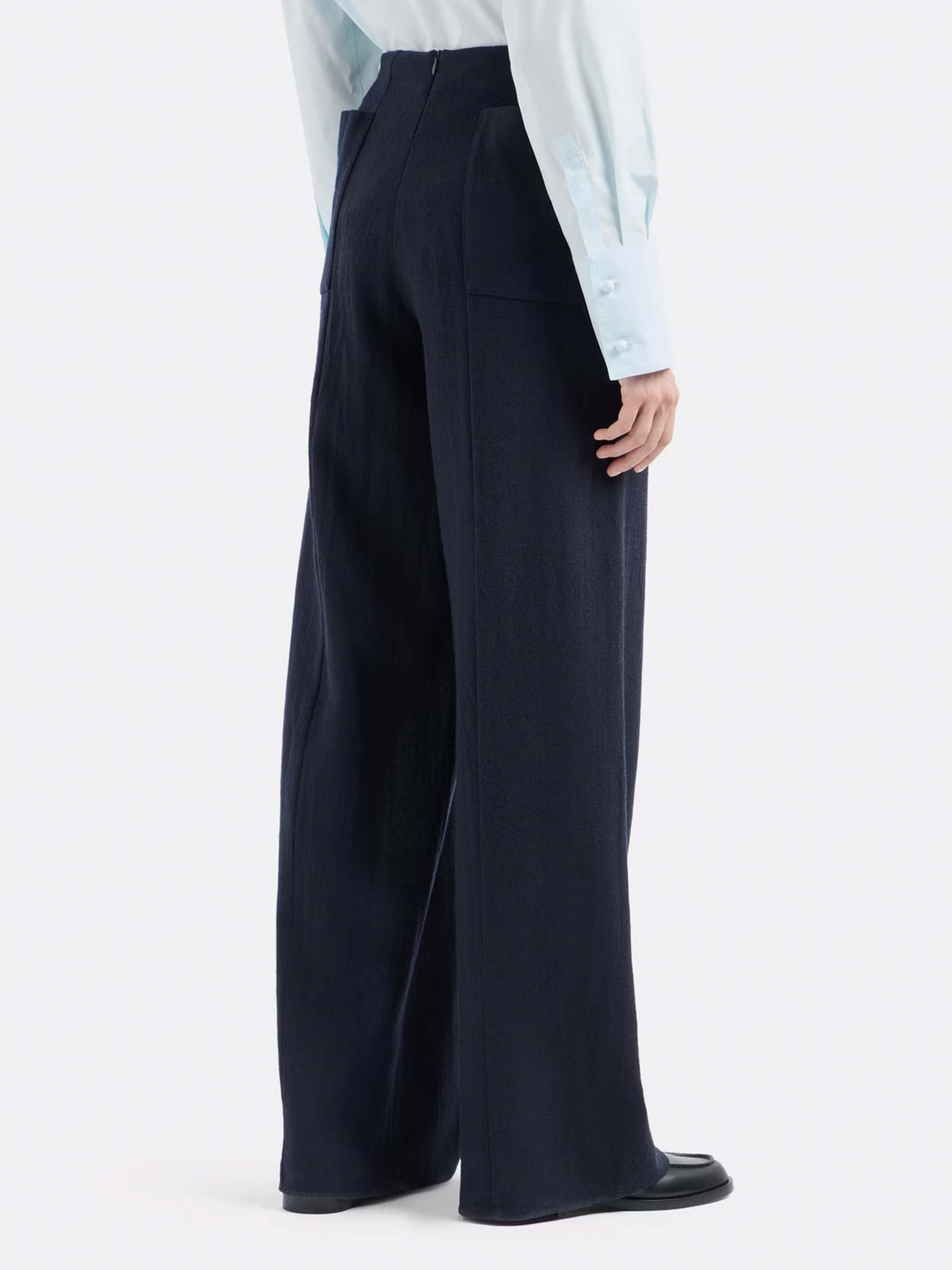 Брюки палаццо Emporio Armani модель EW000081-AF10217-UB109 Фото