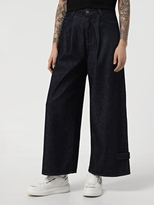 Широкі джинси Emporio Armani Icon Project Модель EW000227-AF10524-MB001 Фото