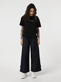 Широкие джинсы Emporio Armani Icon Project модель EW000227-AF10524-MB001 Фото