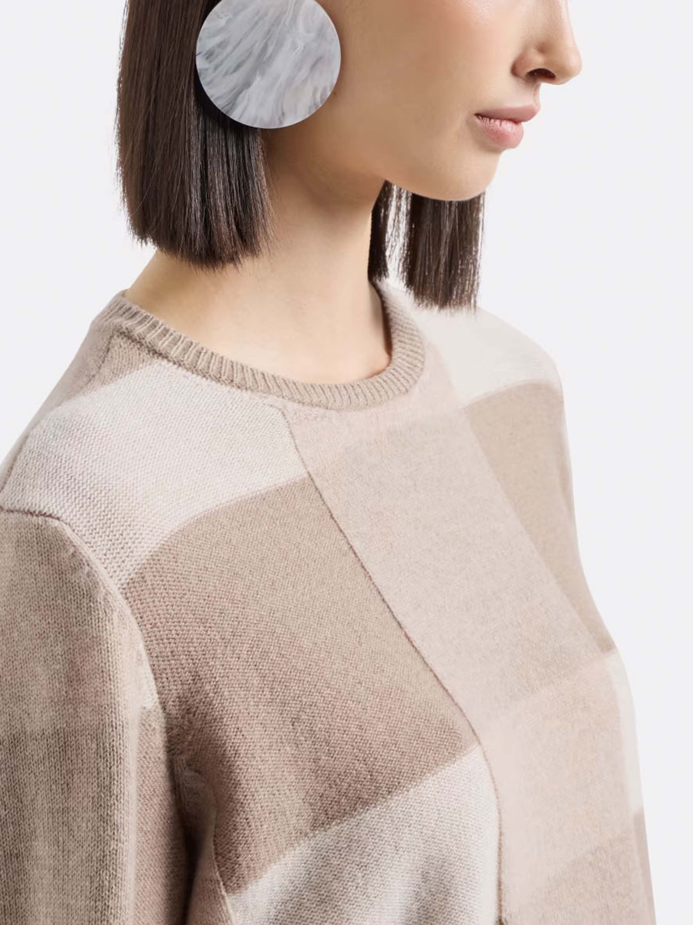 Джемпер Emporio Armani Icon Project модель EW000388-AF10748-F1015 Фото