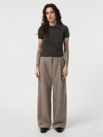 Штани палаццо Emporio Armani Icon Project модель EW001021-TE10537-O6004 Фото