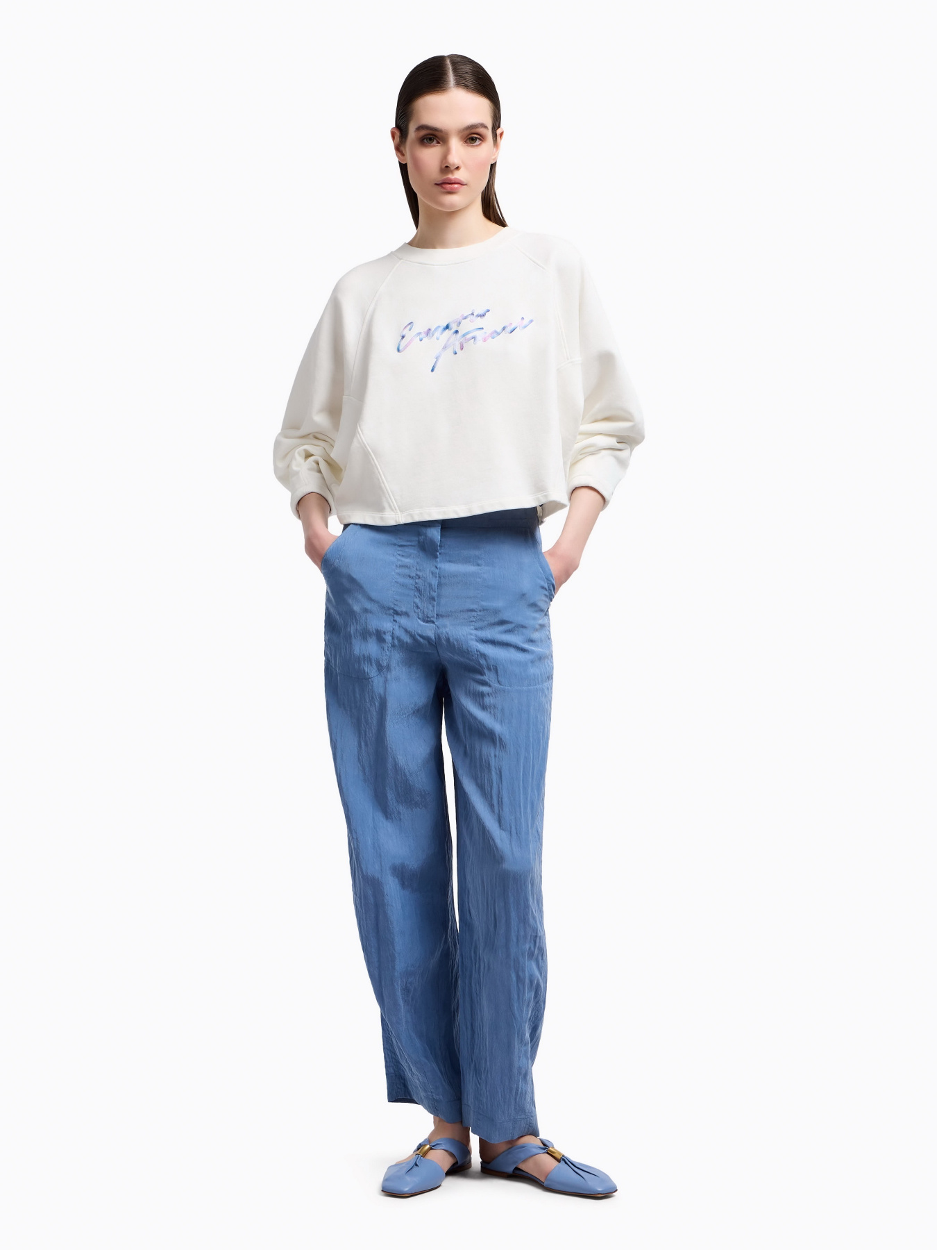 Свитшот Emporio Armani модель EW000887-AF12538-U0006 Фото