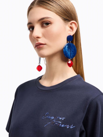 Футболка Emporio Armani модель EW000903-AF12597-UB115 Футболка Emporio Armani модель EW000903-AF12597-UB115 Фото