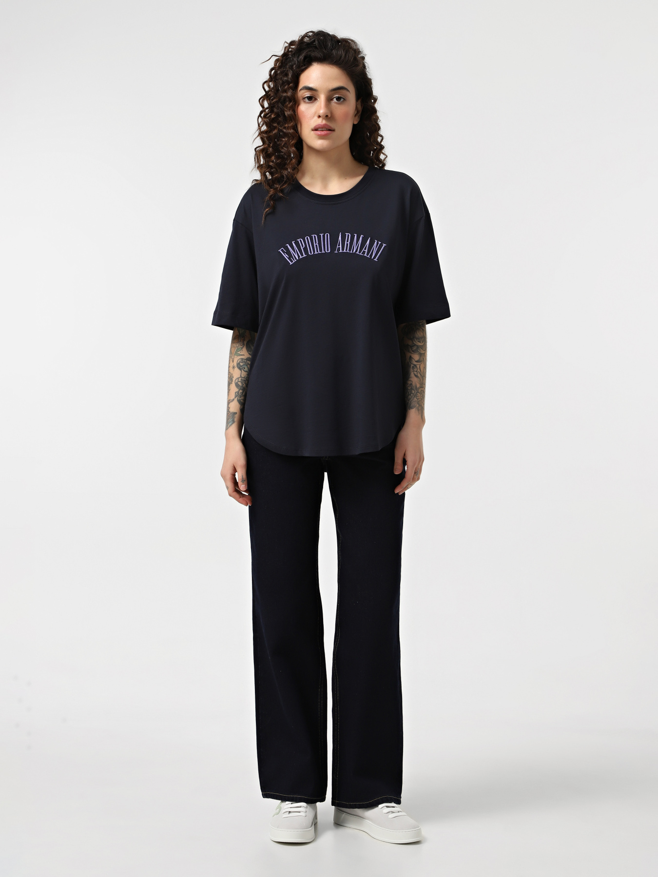 Футболка Emporio Armani Icon Project модель EW001132-AF13318-UB115 Фото